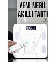 Tartı Baskül Dijital Elektronik Tartı Vücut Analiz Wifi Akıllı Yağ Ölçer