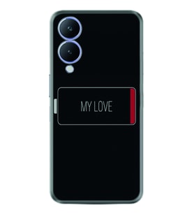 Vivo Y17S Kılıf Resimli Desenli Baskılı Silikon My Love 1402