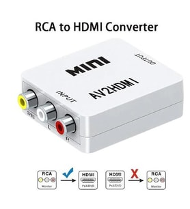 Rca Av To Hdmi Çevirici Dönüştürücü Adaptör Analog To Hdmi