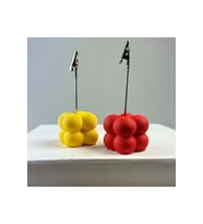 Bubble Not Tutucu 2'li Set ( Sarı - Kırmızı )