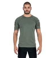 T-SHIRT TACTICAL K.KOL PİKE - 801 (Haki)