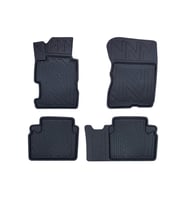 Honda Civic Sedan 2006-2012 ile Uyumlu Carbon Desenli Ultra Premium Havuzlu Oto Paspas (Çok Renkli)