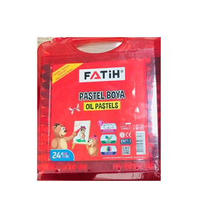 Fatih Pastel Boya Çantalı 24 Renk 50370 (Karışık)