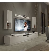 Decoraktiv Trendstyle 270DA Mdf Tv Ünitesi Tv Sehpası - Parlak Beyaz