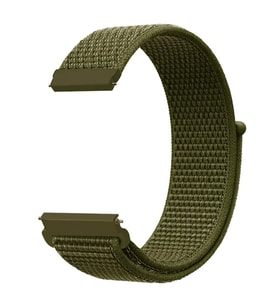 Huawei Watch GT 3 42mm Uyumlu Kordon Hasır Örgü Cırt Cırtlı Terletmeyen Zore KRD-03 Kumaş Kayış