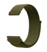 Huawei Watch GT 3 42mm Uyumlu Kordon Hasır Örgü Cırt Cırtlı Terletmeyen Zore KRD-03 Kumaş Kayış