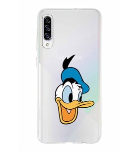 Samsung Galaxy A30s  Kapak Donald Duck Tasarımlı Şeffaf Silikon Kılıf