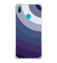 Huawei Y9 2019  Köşe Korumalı Antişok Kapak Renk Cümbüşü Tasarımlı Şeffaf  Kılıf