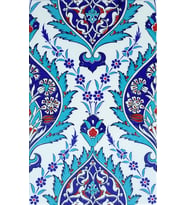 Armada Çini 25x40 Cm SP 417 Mavi Göbekli Kütahya İznik Çini Karo