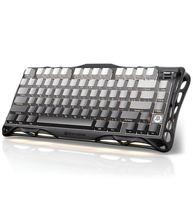 GravaStar Mercury K1 RGB Kablosuz Mekanik Gaming Klavye, İngilizce Q, Gradient Black