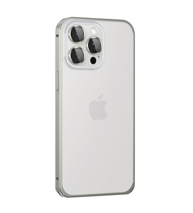 Joko Apple İphone 15 Pro Metal Bumper Mat Kapak - Gri