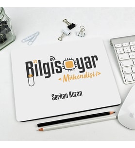 Kişiye Özel Bilgisayar Mühendislerine İsme Özel Mousepad