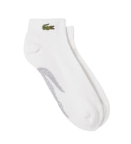 Lacoste Short Cotton Sport Socks Örme Logo Havlu içli Tekli Patik Çorap Erkek Beyaz