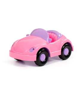 Oyuncak Araba Sevimli Araba Pembe Sürtmeli 25 Cm