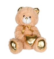 Halley Peluş Parlak Kalpli Ayı 50 Cm 62503