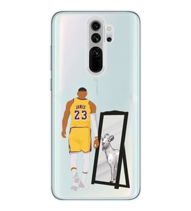 Xiaomi Redmi Note 8 PRO Uyumlu Lebron James Goat Tasarımlı Şeffaf Telefon Kılıfı