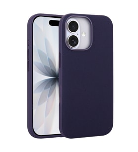 iPhone 17 Kılıf M-Safe Şarj Özellikli Kumaş Tasarımlı Miami Sert PC Kılıf
