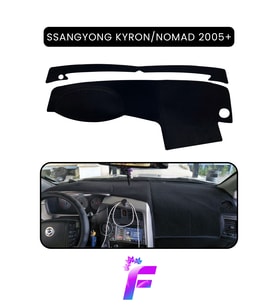 SSANGYONG KYRON (2005+) Uyumlu Torpido Örtüsü Araca Özel Üretim Kolay Montaj Kaymaz A90