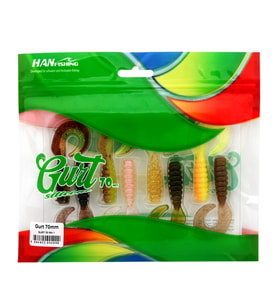 Hanfish Gurt 7cm LRF Silikon Yem Karışık Renk Paketi - Mix 1