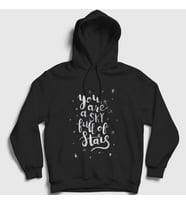 Presmono Unisex Siyah A Sky Full Of Stars Coldplay Kapüşonlu Sweatshirt 468567tt