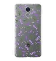 PrintiFy Huawei Y7 Prime ile Uyumlu 1mm Slim Fit Water Color 3 Baskılı Şeffaf  Kılıf