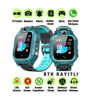 Çocuklar İçin Akıllı Kamera ve GPS Takipli Saat, Sım Kartlı, Ortam Dinleme