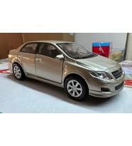 Oyuncak Metal Model Araba 1/36 Çek Bırak 2009 Toyota Corolla Açık Kahve