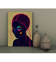 BK Home Color Of Woman Tasarımlı Kanvas Tablo-4