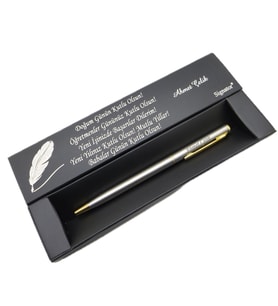 Signator® C517 Slim SS GT Tükenmez Kalem  İsme Özel Kalem  Hediyelik Kalem (Karışık)