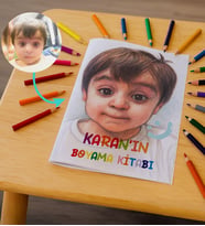 BK Gift Kişileştirilmiş Fotoğraflı Boyama Kitabı, Anılarla Dolu Boyama Kitabı, Doğum Günü Hediyesi