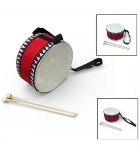 Piarro Deri Çocuk Davulu 19 cm ( Çift Tokmak )
