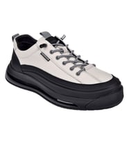 Guja Hakiki Deri Erkek Spor Ayakkabı Sneaker GJ-26K500-1 BEYAZ