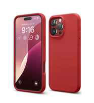 iPhone 16 Pro Max Kılıf First Silikon - Kırmızı