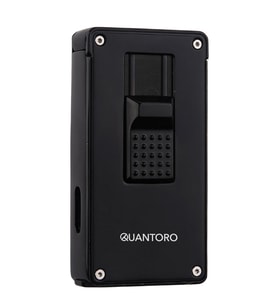 Quantoro 2 Torch Pürmüz Siyah Metal Puro Çakmağı