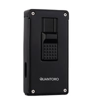 Quantoro 2 Torch Pürmüz Siyah Metal Puro Çakmağı