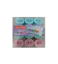 Rubenis Kalemtıraş Pastel 4 Renkli Oval Çift Açacaklı Kalemtıraş (12 Li Paket)