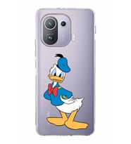 Xiaomi  Mi 11 Pro  Kamera Korumalı Kapak Donald Duck Tasarımlı Şeffaf  Kılıf
