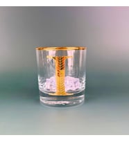 Perlotus I Harfli Gold Altın Yaldızlı Viski Kadeh Bardak Jumbo Serisi (Beyaz)