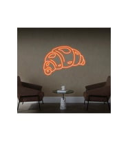 Kruvasan Şekilli Neon Tabela