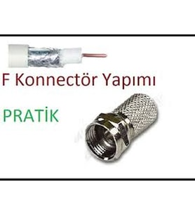 EF VİDA 50 PARÇA UYDU KONNEKTÖR RG-6-F (5690)
