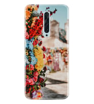 Oppo Reno 2Z 4 Lite 4 Pro 5 6 7 A31 Kılıf Desemli Silikon Gerçek Çiçekler 1743