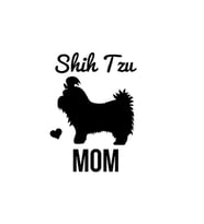 Sevimli Shih Tzu sevgilisi araba Sticker Ypıştırması