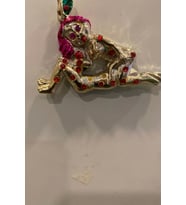 Magnet Playboy Tavşan Eroti k Figürlü Taşlı Metal Mıknatıs Magnet 3 (Gold)