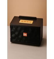 Gerçek Ahşap Taşınabilir Şarjlı Bluetooth Hoparlör Subwoofer Ses Sistemi