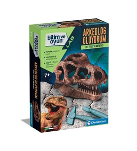 Clementoni - Bilim ve Oyun - Dev T-Rex'in Kafatası