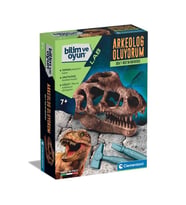 Clementoni - Bilim ve Oyun - Dev T-Rex'in Kafatası