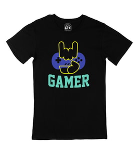 Gamer Hand Siyah Tişört
