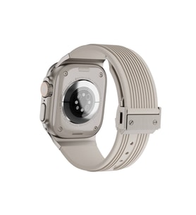 Apple Watch 42mm Uyumlu Zore KRD-113 Spor Görünümlü Silikon Kordon
