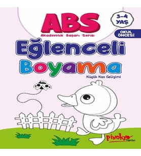 ABS 3-4 Yaş Eğlenceli Boyama