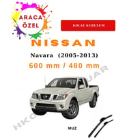 Nissan Navara  (2005-2013) Araca Özel Sİlecek Ön İki